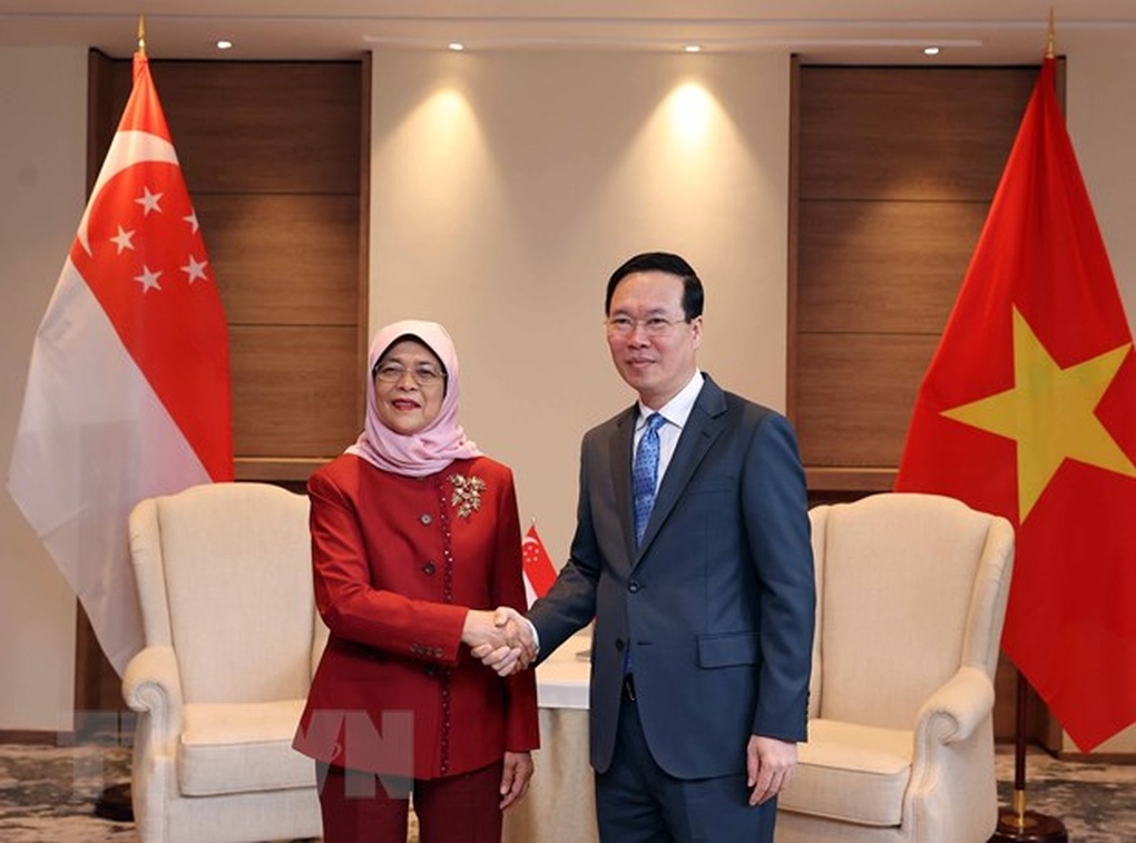 Chủ tịch nước: Thúc đẩy quan hệ Việt Nam-Singapore lên tầm cao mới - 1 Chủ tịch nước: Thúc đẩy quan hệ Việt Nam-Singapore lên tầm cao mới - 1