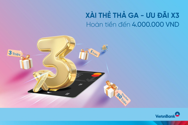 VietinBank trao giải chương trình khuyến mãi "Xài thẻ thả ga - Ưu đãi x3"