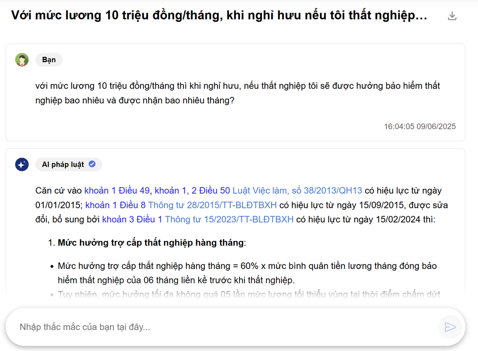 Cách dùng chatbot AI của Bộ Tư Pháp để giải đáp các thắc mắc về pháp luật - 4 Cách dùng chatbot AI của Bộ Tư Pháp để giải đáp các thắc mắc về pháp luật - 4