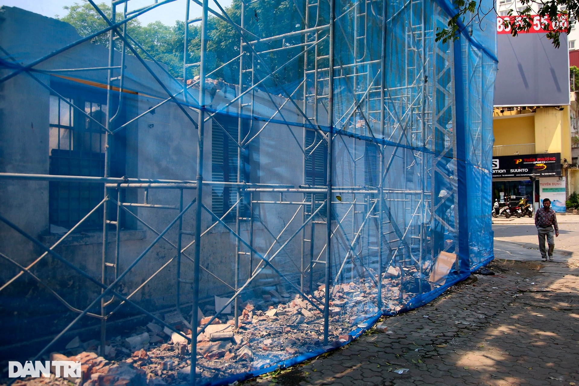 Hiện trạng nhà Pháp cổ 61 Trần Phú sau khi bị yêu cầu tạm dừng phá dỡ - 5