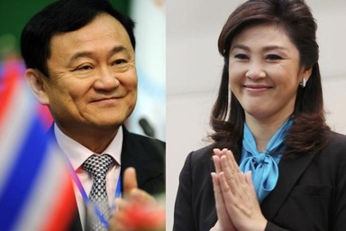 Anh em nhà Thaksin xuất hiện ở Singapore