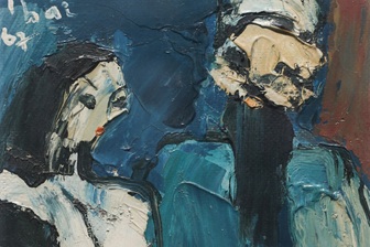 Chiêm ngưỡng tranh quý của Bùi Xuân Phái lần đầu hồi hương sau 50 năm xa xứ