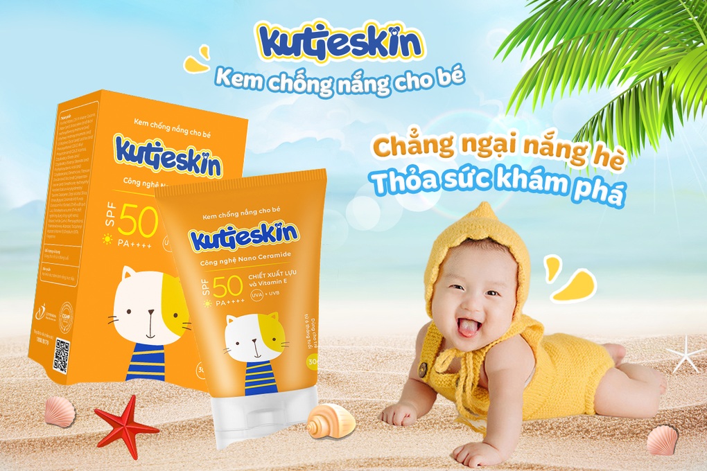 Kem chống nắng cho bé Kutieskin - 1 Kem chống nắng cho bé Kutieskin - 1