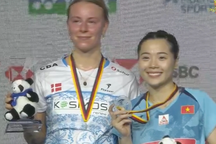 Thùy Linh thua đối thủ Đan Mạch ở chung kết giải Đức mở rộng 2024