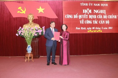 Ông Phạm Gia Túc làm Bí thư Tỉnh ủy Nam Định