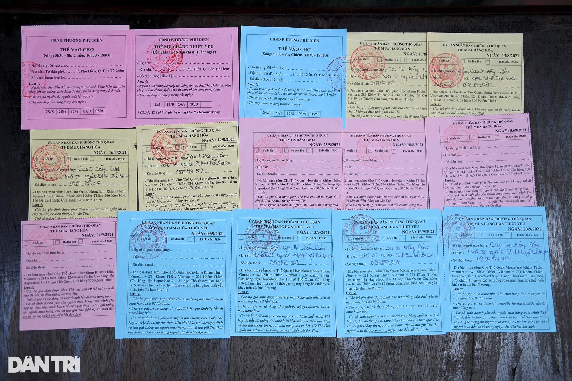 Độc đáo bộ sưu tập 500 phiếu đi chợ trong các đợt dịch Covid-19 ở Việt Nam - 9 Độc đáo bộ sưu tập 500 phiếu đi chợ trong các đợt dịch Covid-19 ở Việt Nam - 9