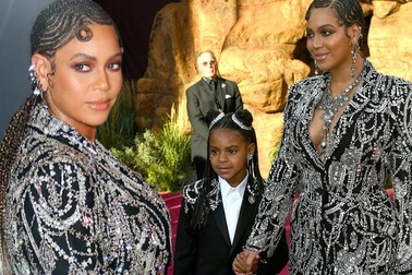 Beyonce sành điệu bên con gái Blue Ivy