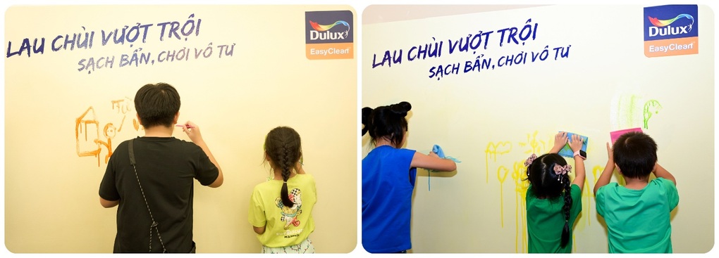 Những khoảnh khắc vui hè tại sân chơi của Dulux EasyClean - 1 Những khoảnh khắc vui hè tại sân chơi của Dulux EasyClean - 1