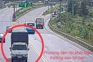 Sau vụ tai nạn chết người, công an khuyến cáo không đi bộ vào đường cao tốc