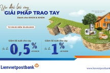 Hơn 15.000 tỷ đồng lãi suất ưu đãi cho khách hàng vay vốn từ Lienvietpostbank