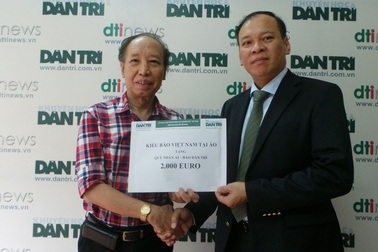 Kiều bào Việt Nam tại Áo ủng hộ 4000 euro đến Quỹ Khuyến học Việt Nam và Quỹ Nhân Ái báo Dân trí