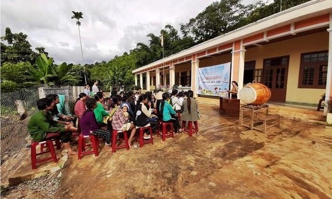 Ngày khai giang tại một điểm trường ở Quảng Bình