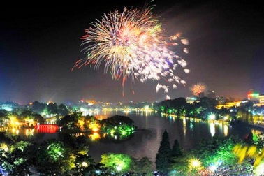 Bắn 360 giàn pháo hoa trong đêm Giao thừa mừng Xuân Kỷ Hợi
