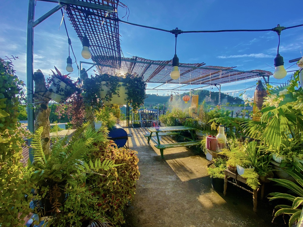 Cặp vợ chồng tái chế đồ cũ, làm resort thu nhỏ trên sân thượng ở Đắk Lắk - 6 Cặp vợ chồng tái chế đồ cũ, làm resort thu nhỏ trên sân thượng ở Đắk Lắk - 6