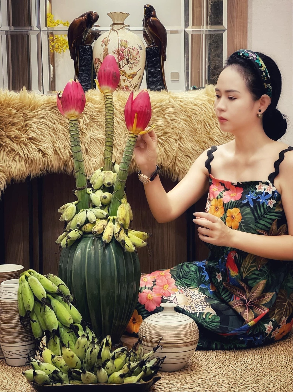 Nữ hoàng Hoa hồng Bùi Thanh Hương yêu vị Tết truyền thống - 3 Nữ hoàng Hoa hồng Bùi Thanh Hương yêu vị Tết truyền thống - 3
