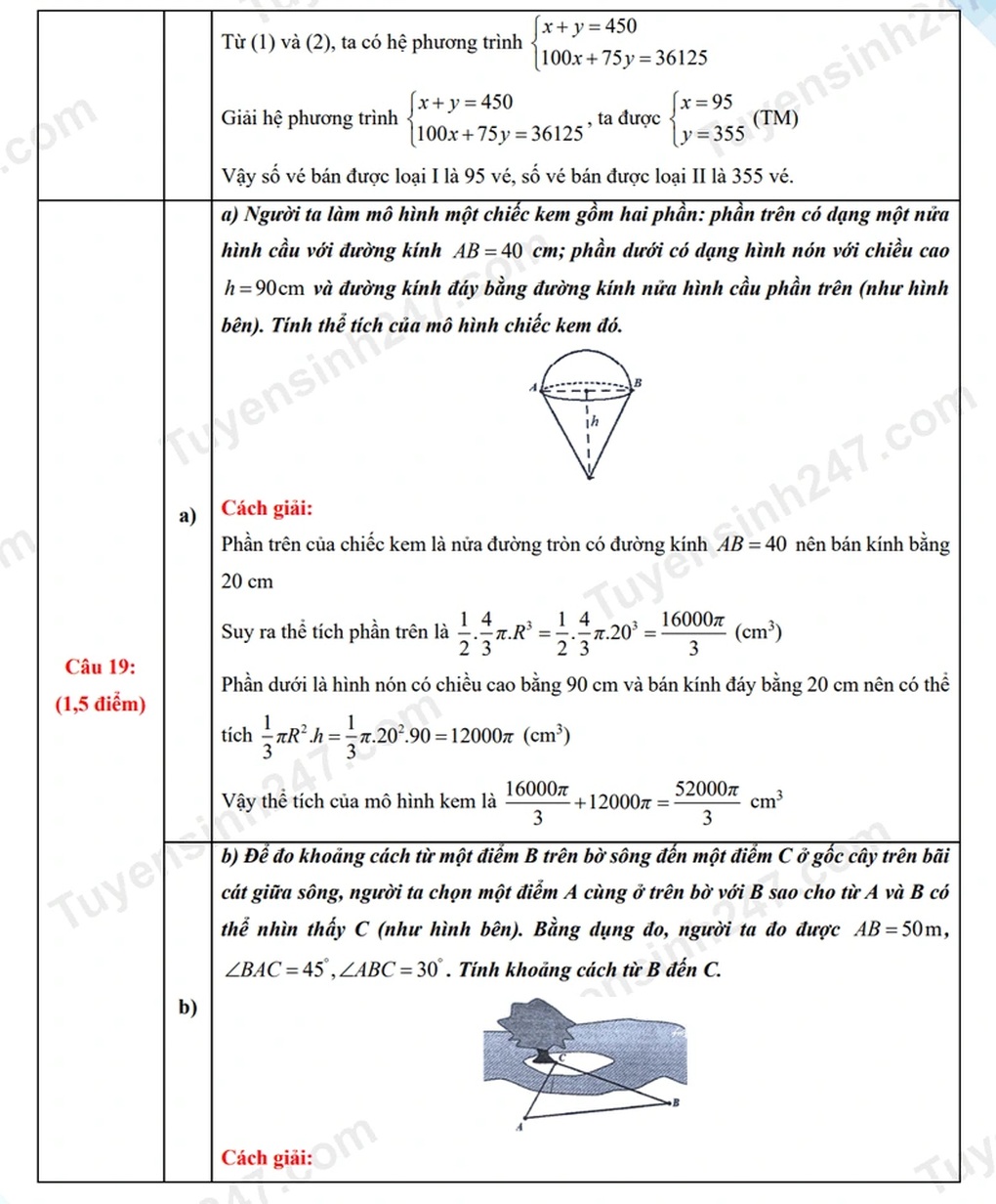 Đáp án tất cả các môn thi vào lớp 10 năm 2025 của tỉnh Quảng Bình - 10 Đáp án tất cả các môn thi vào lớp 10 năm 2025 của tỉnh Quảng Bình - 10