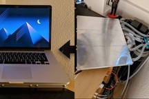 Chê quạt ồn, thanh niên làm hẳn tản nhiệt bằng nước cho MacBook Pro