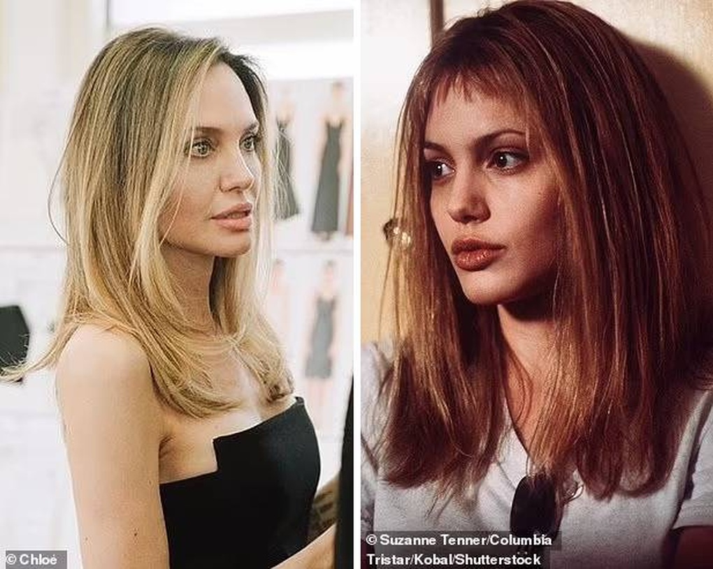 For special reasons, Angelina Jolie transformed with a new hair color - 1