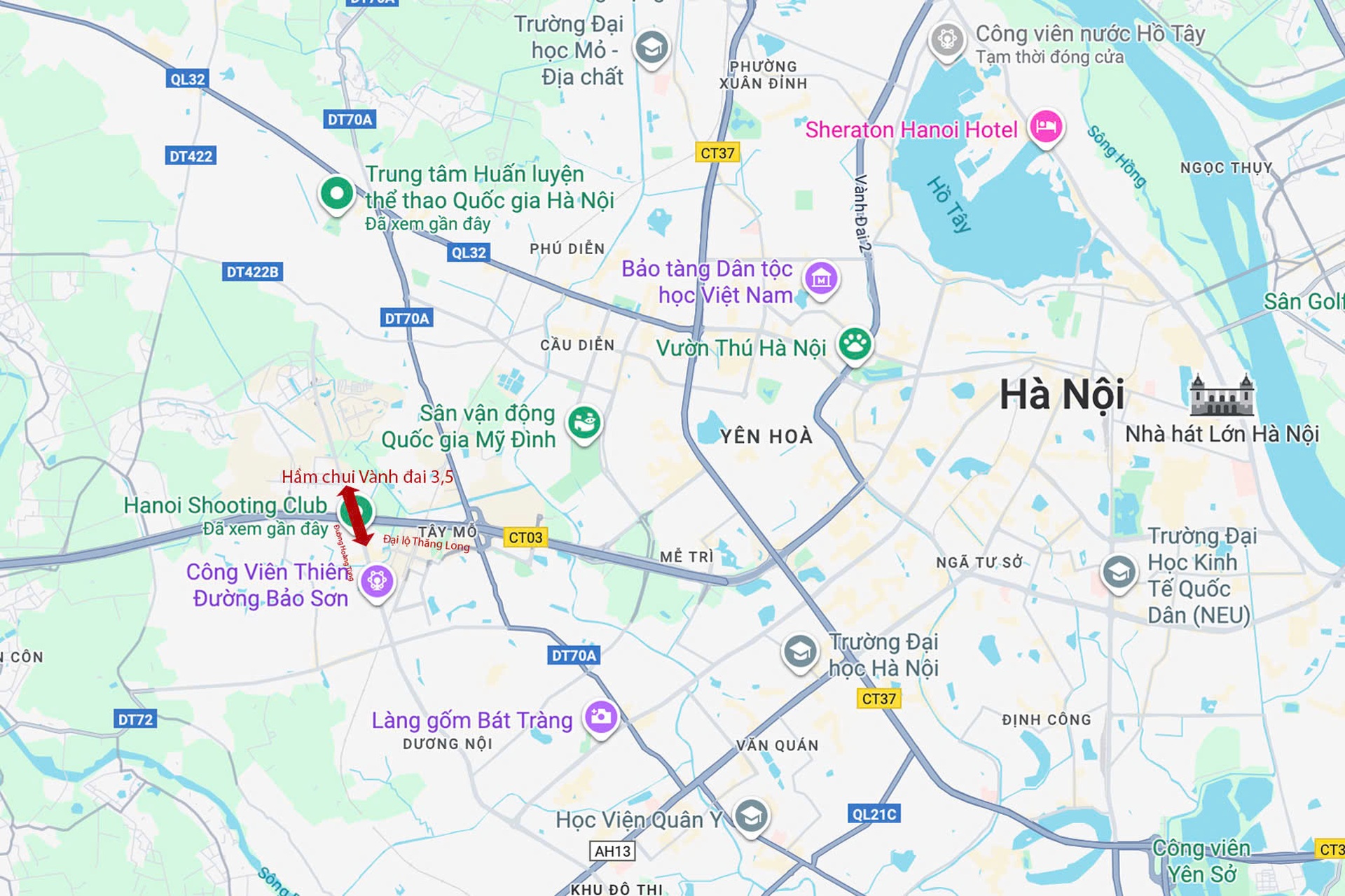 Hình ảnh đại công trường xây hầm chui gần 2.400 tỷ qua Đại lộ Thăng Long - 17 Hình ảnh đại công trường xây hầm chui gần 2.400 tỷ qua Đại lộ Thăng Long - 17