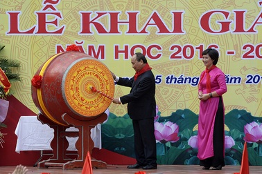 Bài phát biểu xúc động của Thủ tướng trong ngày khai giảng