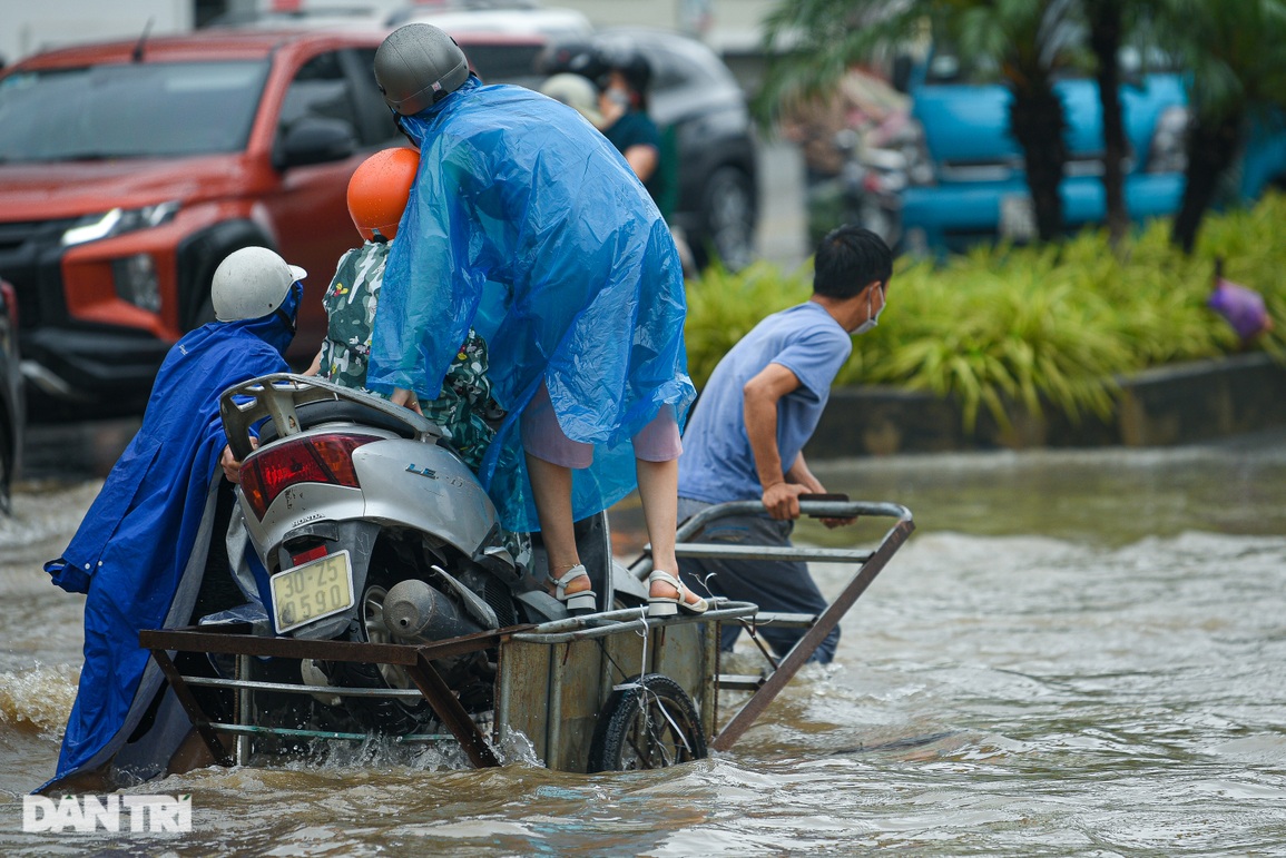 Hà Nội phố cũng như sông, dịch vụ chở người bằng xe bò kiếm bộn tiền - 2 Hà Nội phố cũng như sông, dịch vụ chở người bằng xe bò kiếm bộn tiền - 2