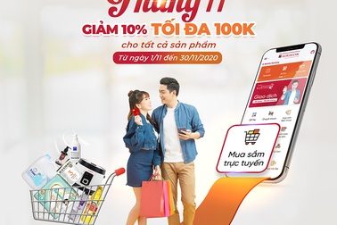 Chương trình “Siêu mua sắm tháng 11” của ứng dụng Agribank E-Mobile Banking