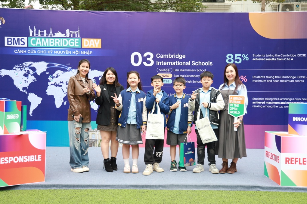 Cùng con hội nhập quốc tế: Góc nhìn mới từ sự kiện giáo dục BMS Cambridge Day - 1 Cùng con hội nhập quốc tế: Góc nhìn mới từ sự kiện giáo dục BMS Cambridge Day - 1