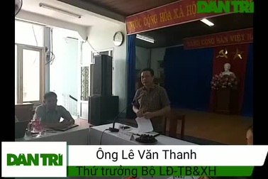 Thứ trưởng Lê Văn Thanh: Có danh sách đến đâu, chi trả đến đó