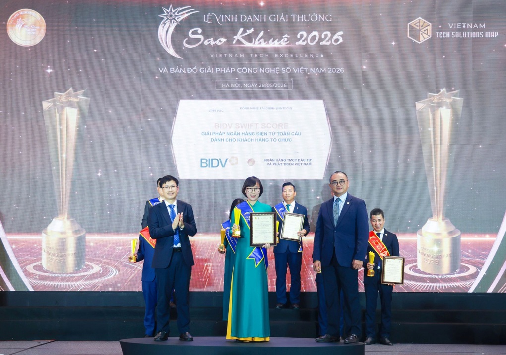 6 giải pháp ngân hàng số của BIDV đạt giải Sao Khuê 2026 - 4