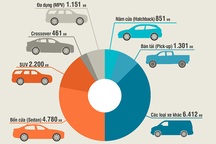 Xe nào đang được ưa chuộng nhất tại Việt Nam?