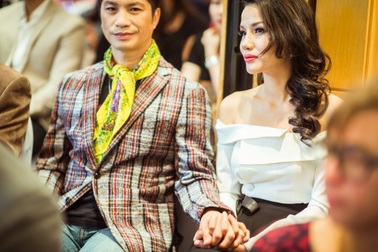 Dustin Nguyễn và Bebe Phạm “tay trong tay” tới LHP Hà Nội lần 4