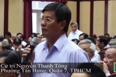 Cử tri bày tỏ về cơ chế đặc thù của TPHCM.
