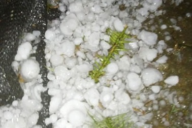 Mây Vũ Tích sinh ra mưa rào và mưa đá