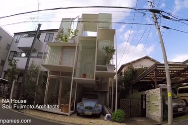 Ngôi nhà trong suốt ở Nhật Bản