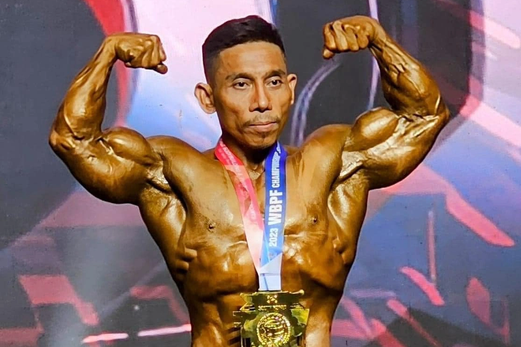 Phạm Văn Mách hụt huy chương vàng nội dung toàn năng thể hình thế giới - 1 Phạm Văn Mách hụt huy chương vàng nội dung toàn năng thể hình thế giới - 1