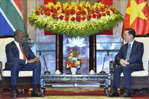 Chủ tịch nước Võ Văn Thưởng tiếp Phó Tổng thống Cộng hòa Nam Phi