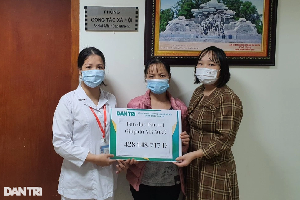 Cảm ơn bạn đọc Dân trí đã giúp con em tiếp tục được sống - 1 Cảm ơn bạn đọc Dân trí đã giúp con em tiếp tục được sống - 1