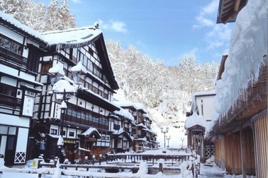 Những onsen đẹp như cổ tích dưới trời tuyết mùa đông