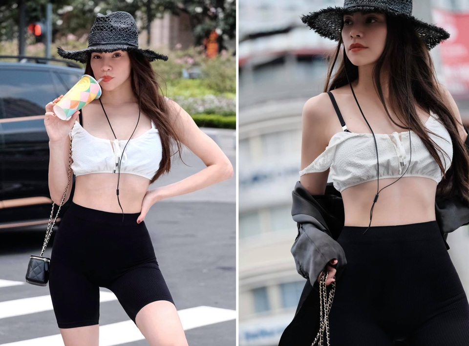 Bà mẹ 3 con Hồ Ngọc Hà khoe bụng phẳng lì hút mắt - 2 Bà mẹ 3 con Hồ Ngọc Hà khoe bụng phẳng lì hút mắt - 2