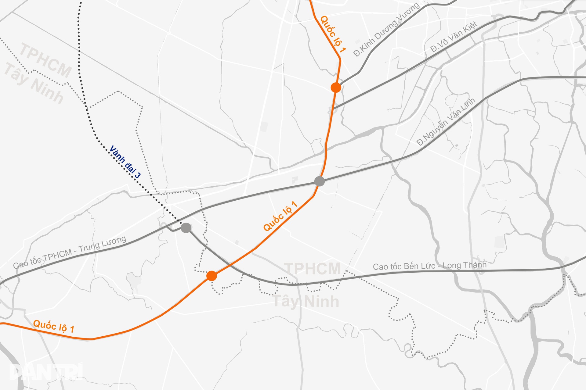 Nút thắt cổ chai quốc lộ 1 kết nối TPHCM - Tây Ninh sắp được mở rộng - 13