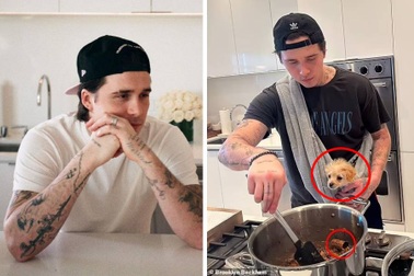 Brooklyn Beckham bị bóc mẽ khi làm đầu bếp: Để lẫn nút chai trong nồi thịt?