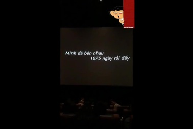 Diệp Lâm Anh được bạn trai thiếu gia cầu hôn trong rạp chiếu phim