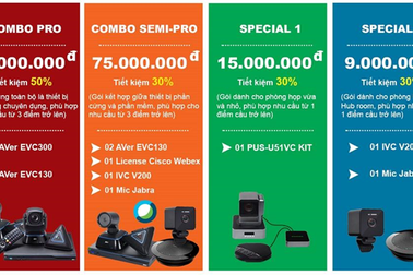 Hội nghị trực tuyến: Hỗ trợ giảm giá lên đến 50% cho doanh nghiệp