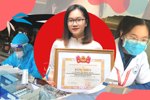 Kêu gọi được 1370 đơn vị máu, nữ sinh đoạt Giải thưởng Tình nguyện quốc gia