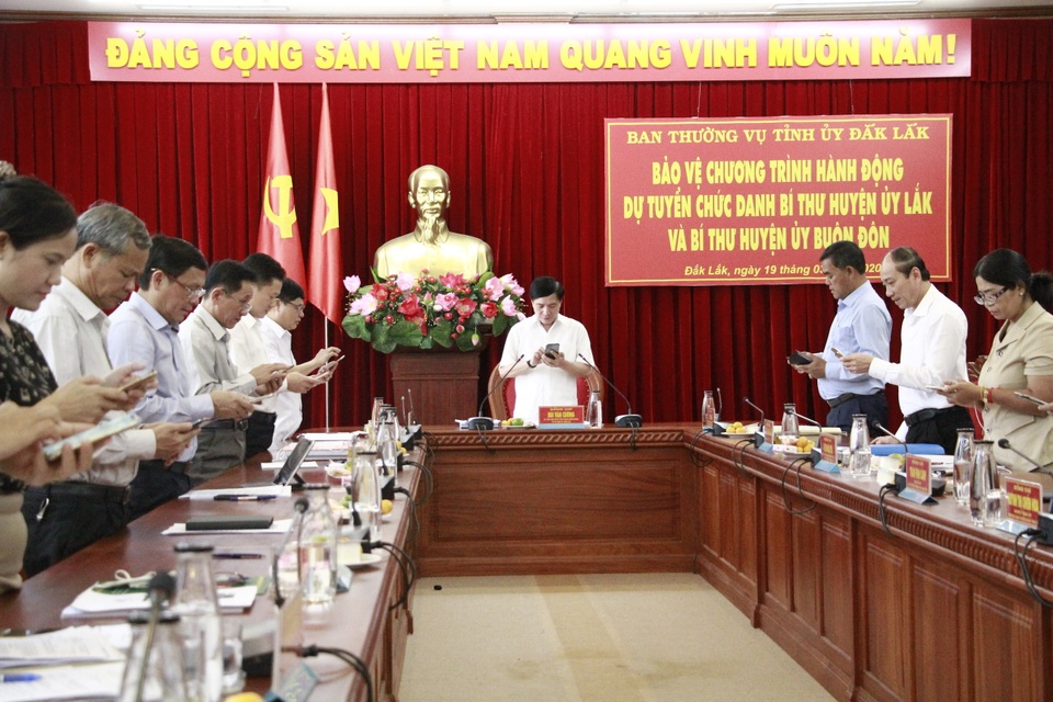 Đắk Lắk công bố kết quả tuyển chọn Bí thư Huyện ủy - 4 Đắk Lắk công bố kết quả tuyển chọn Bí thư Huyện ủy - 4
