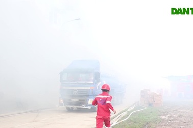 Tình huống giả định cháy tòa nhà có 600 công nhân