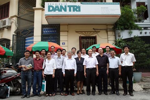 Báo Dân trí tiếp tục được các cơ quan báo chí hợp tác trao đổi thông tin 