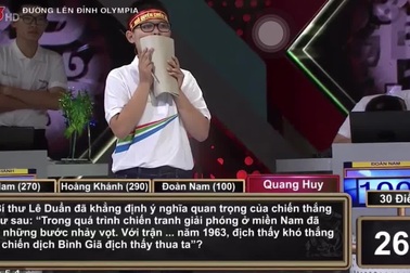 Phần thi Về đích rất hay và cảm xúc của Quang Huy