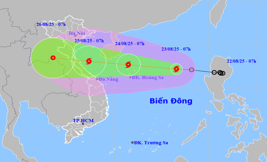 Bão số 5 vừa hình thành, đang tăng cấp và di chuyển nhanh - 1 Bão số 5 vừa hình thành, đang tăng cấp và di chuyển nhanh - 1