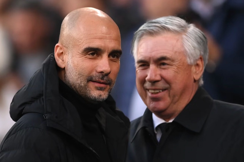 Guardiola và Ancelotti sẵn sàng tâm lý ở đại chiến Man City - Real Madrid